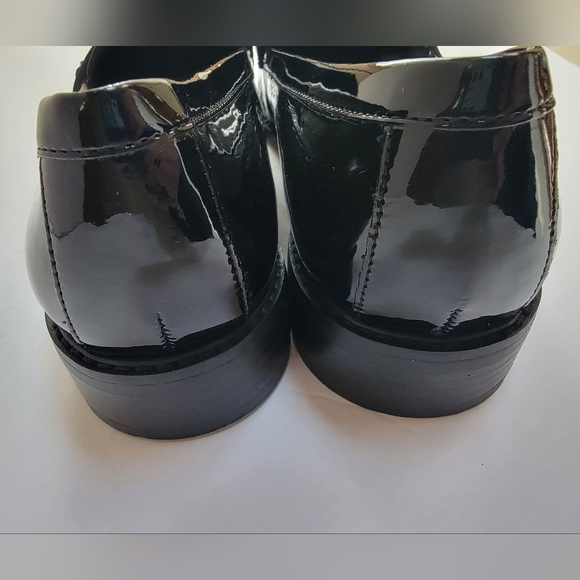 Franco Sarto Carolynn Low Tassel Loafers for Women Patent Black Size 11 - Picture 3 of 5